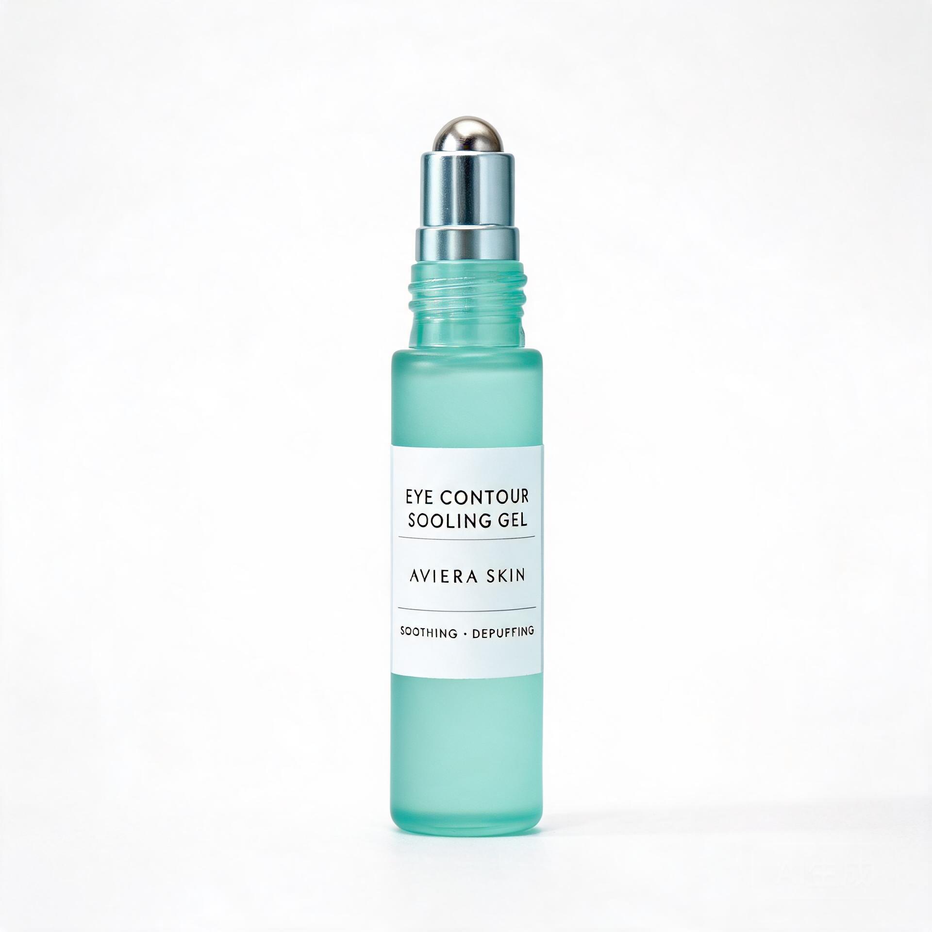 Eye Contour Cooling Gel OEM: Soothing Roller Ball Depuffing Formula
